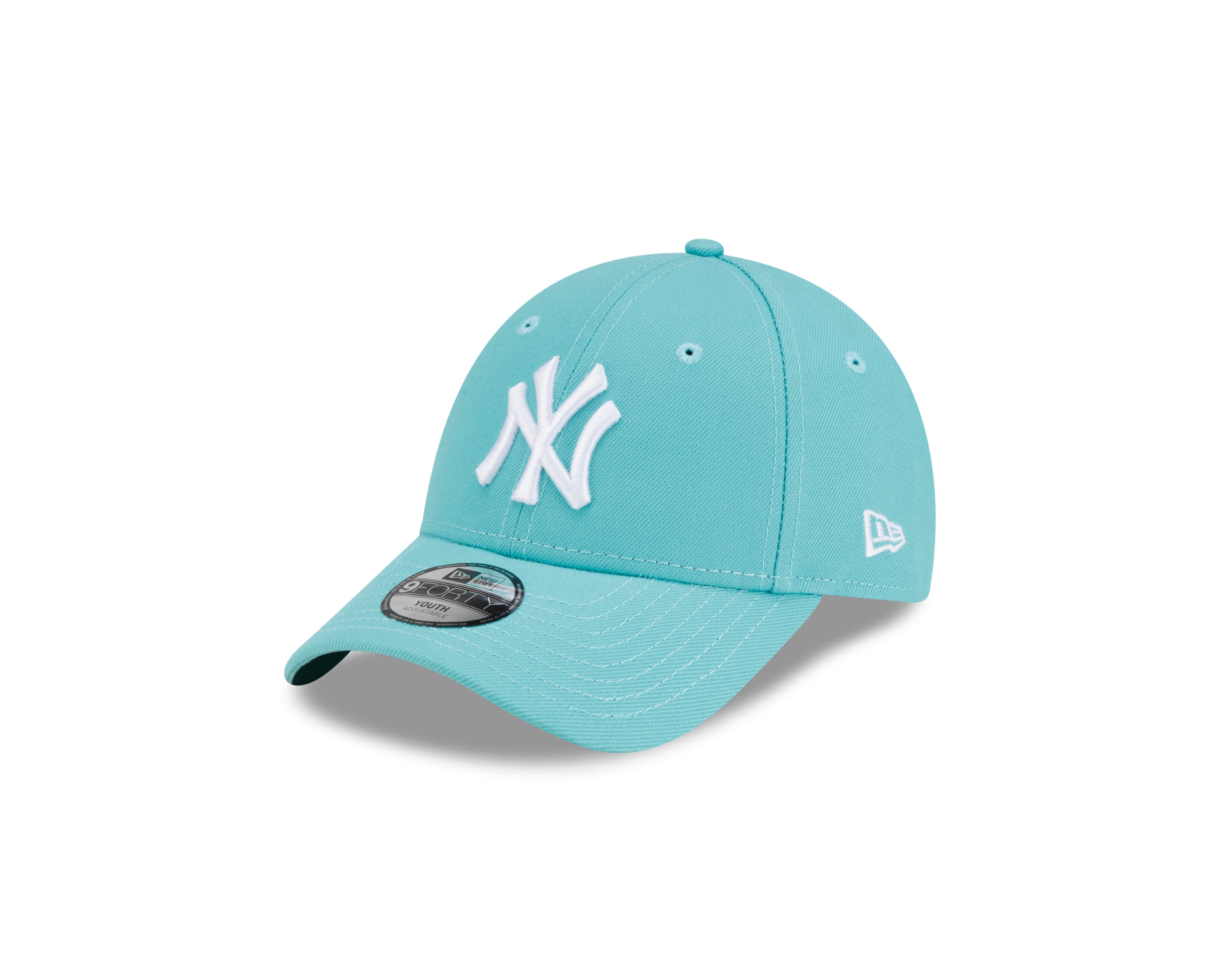 New York Yankees Youth Kids Hat - Spring Mix Teal 9Forty Kids MLB Snapback Cap - New Era