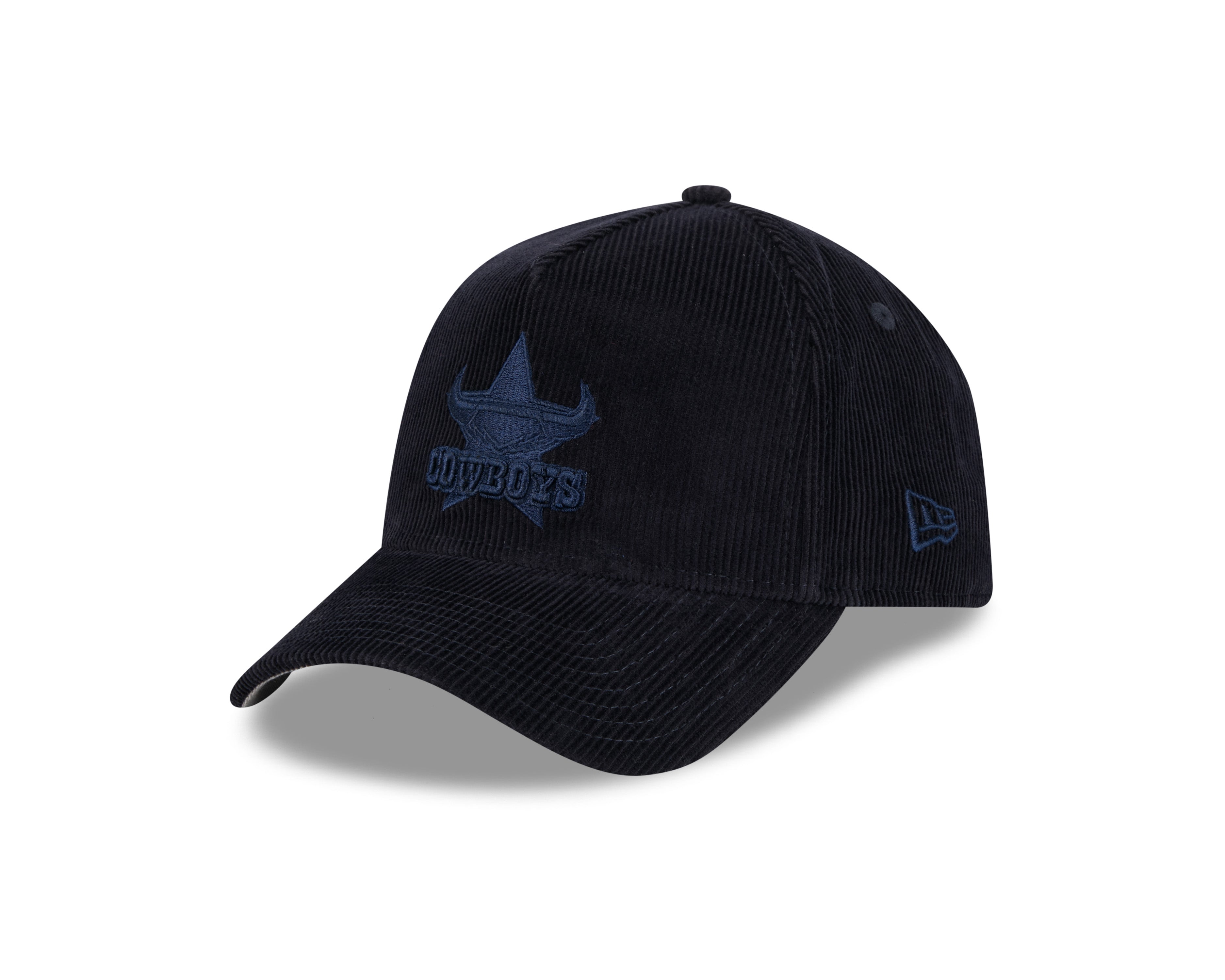North Queensland Cowboys Hat - OTC Tonal Corduroy NRL 9Forty A-Frame Snapback Cap - New Era