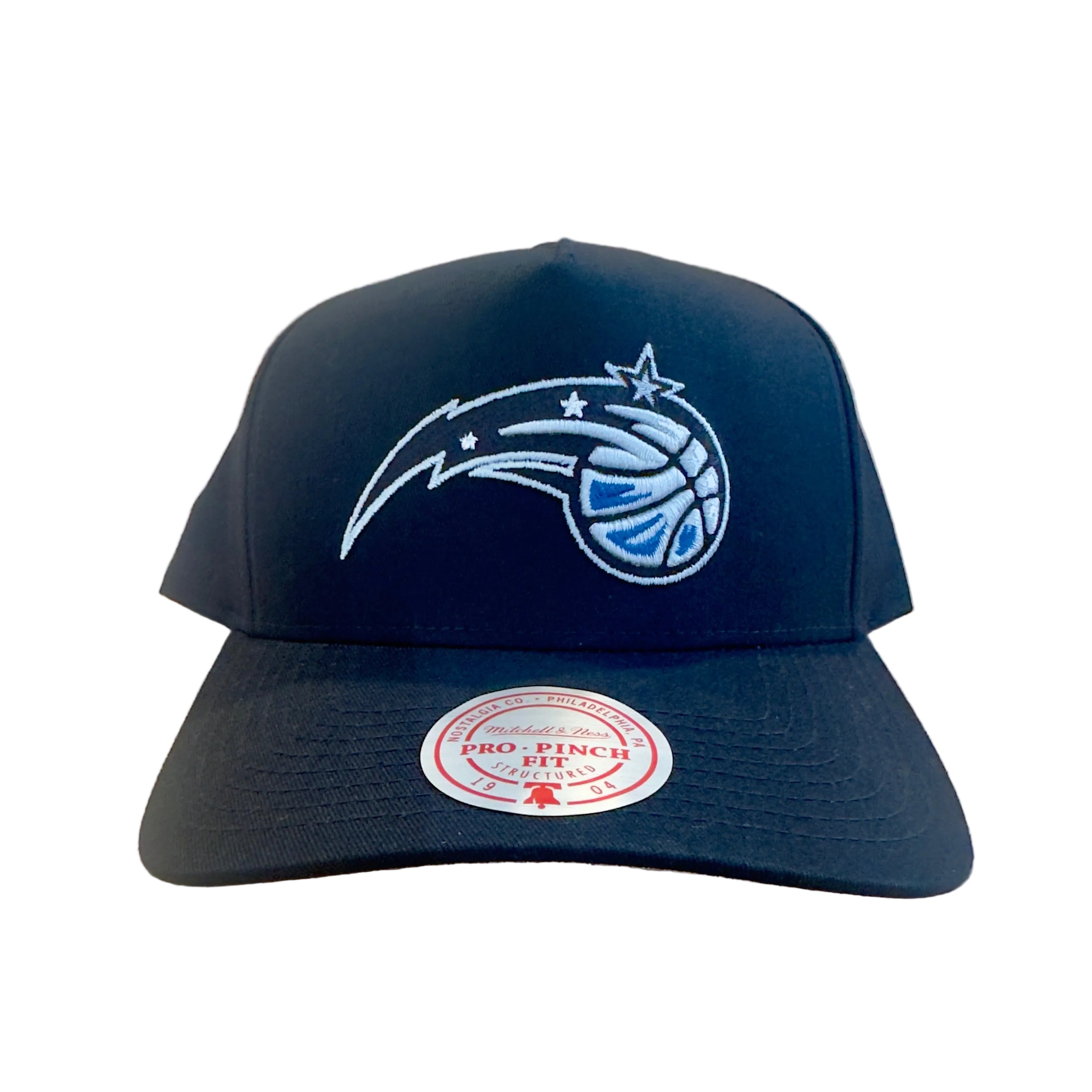 Orlando Magic Hat - Black Team Colour Pro Pinch NBA Basketball Snapback Cap - Mitchell & Ness