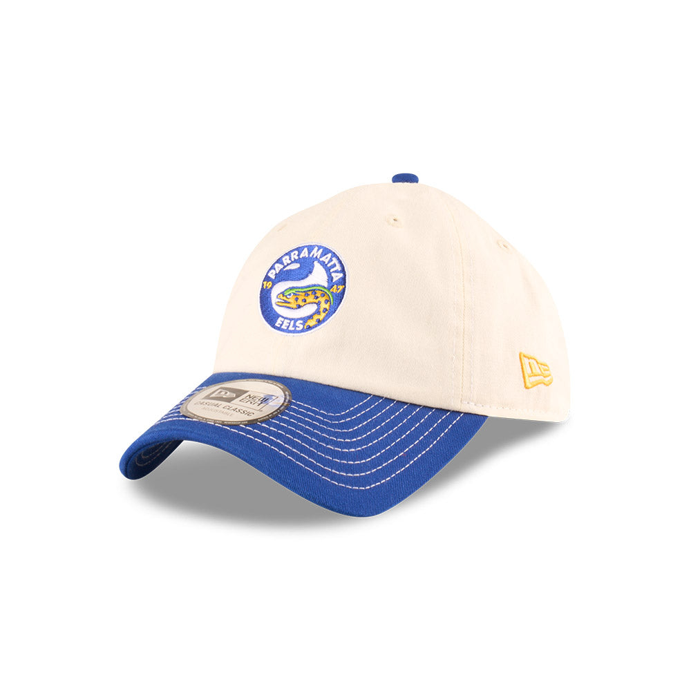 Parramatta Eels Hat - 2025 NRL 2Tone Chrome Contrast Casual Classic Strapback Cap - New Era