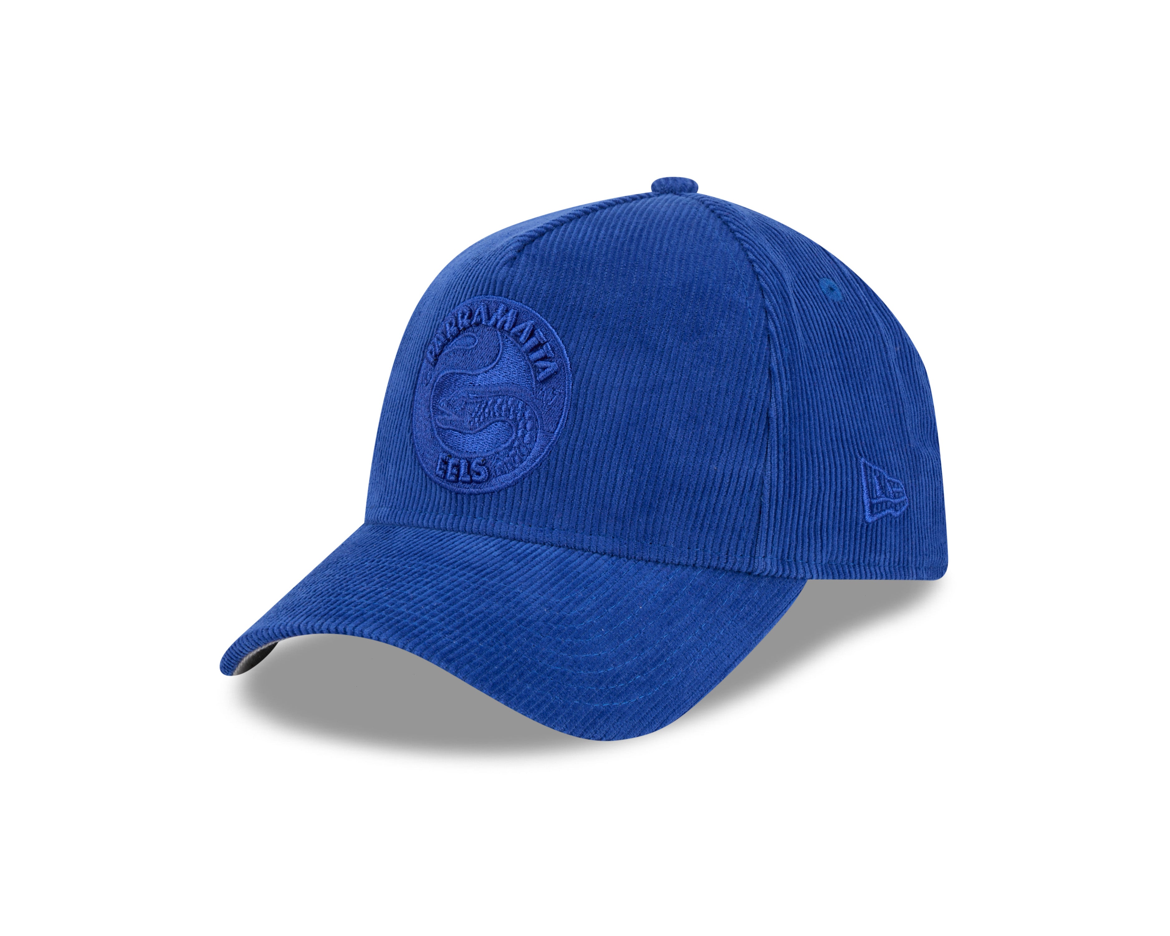 Parramatta Eels Hat - OTC Tonal Corduroy NRL 9Forty A-Frame Snapback Cap - New Era