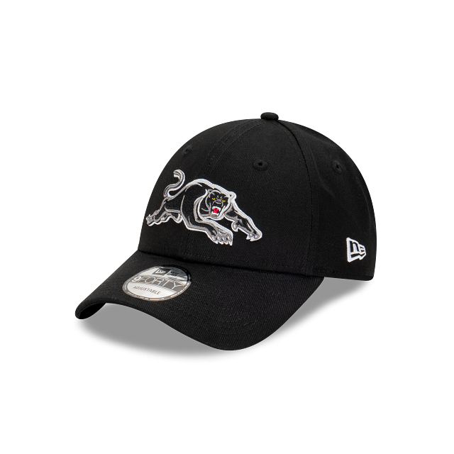 Penrith Panthers Hat - Official Team Colour NRL Essentials 9Forty Strapback Cap - New Era