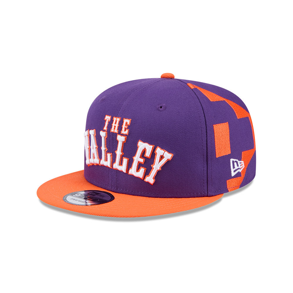 Phoenix Suns Hat - NBA 2024-2025 City Edition Purple Orange 9Fifty Snapback Cap - New Era