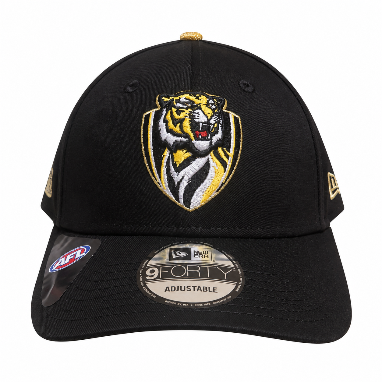 Richmond Tigers Hat - 2020 AFL Premiers Curved Snapback Cap - New Era