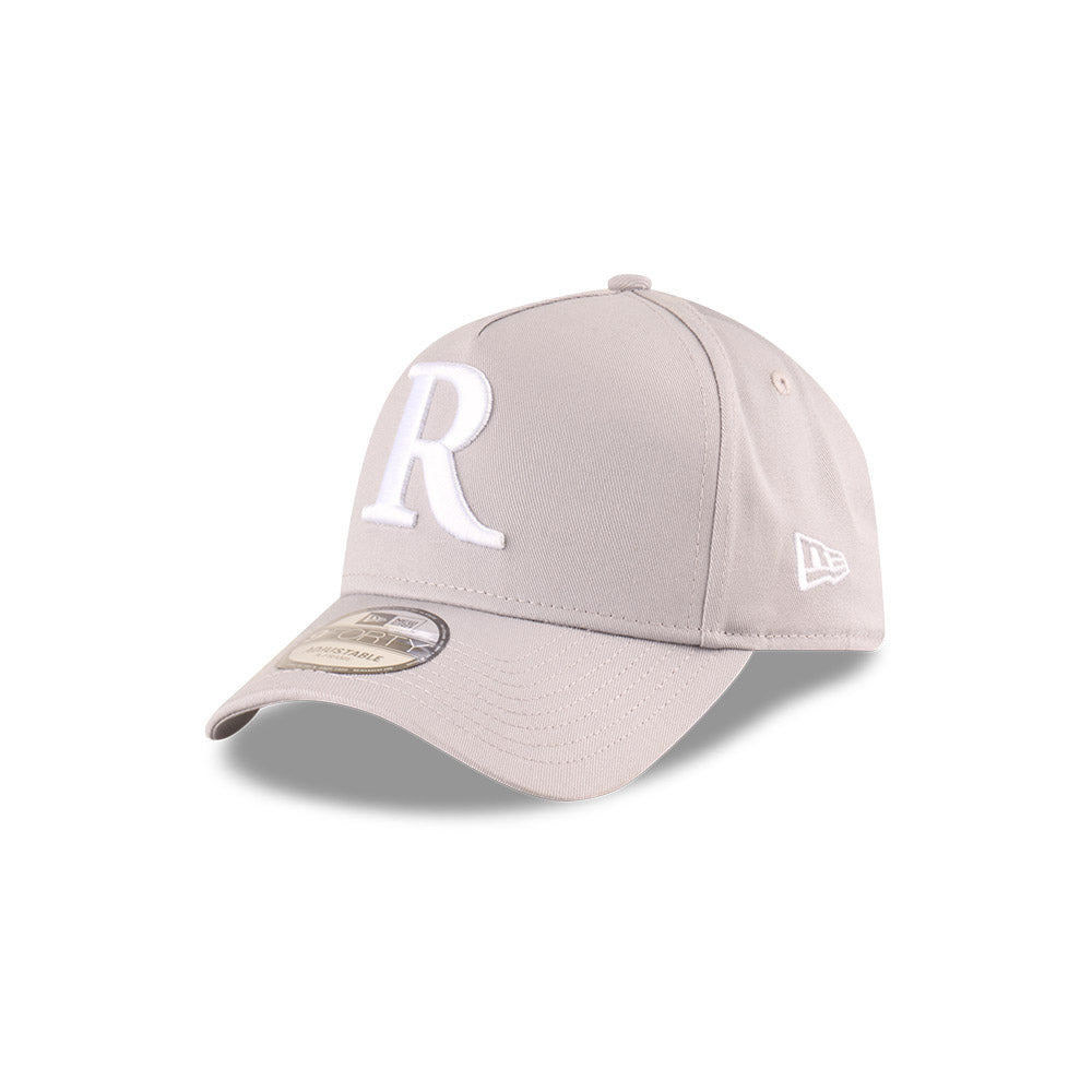 Richmond Tigers Hat - 2025 Grey White 9Forty A-Frame AFL Snapback Cap - New Era