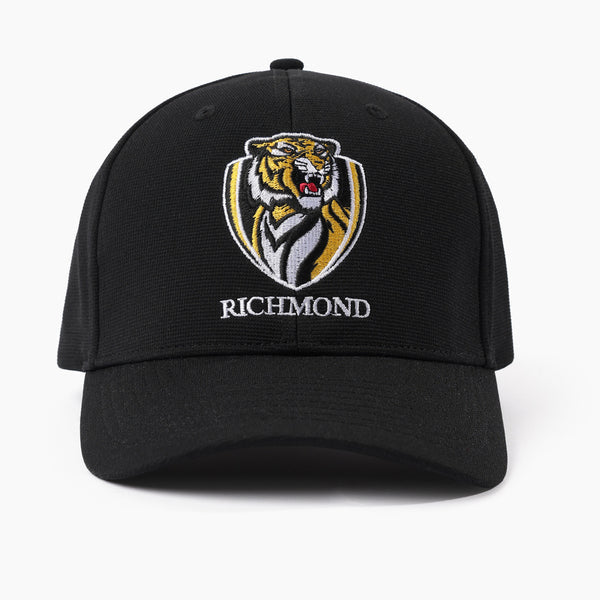 Richmond Tigers Hat - Official Team Colour Adult Full Logo Strapback Cap - AFL Supporterwear