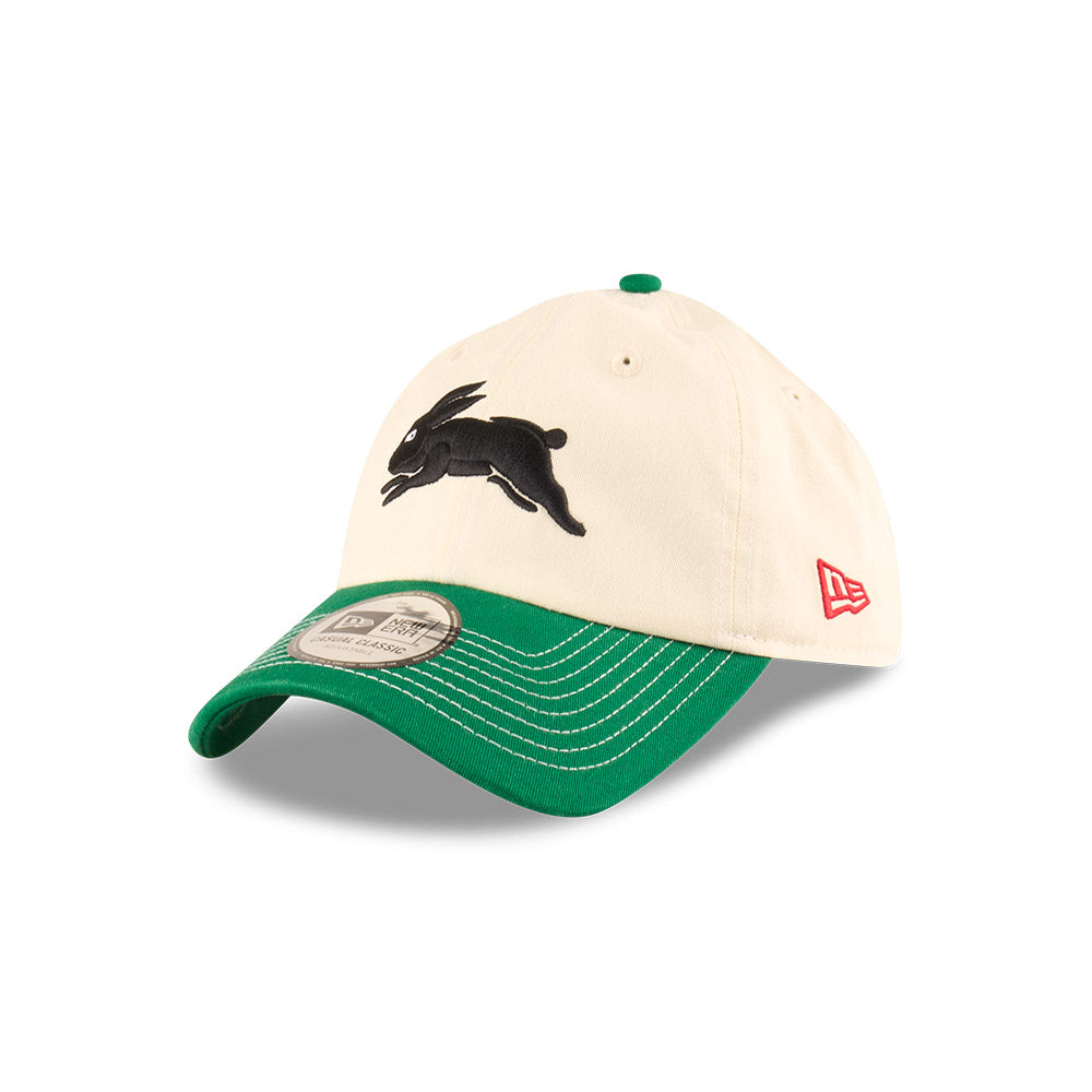 South Sydney Rabbitohs Hat - 2025 NRL 2Tone Chrome Contrast Casual Classic Strapback Cap - New Era