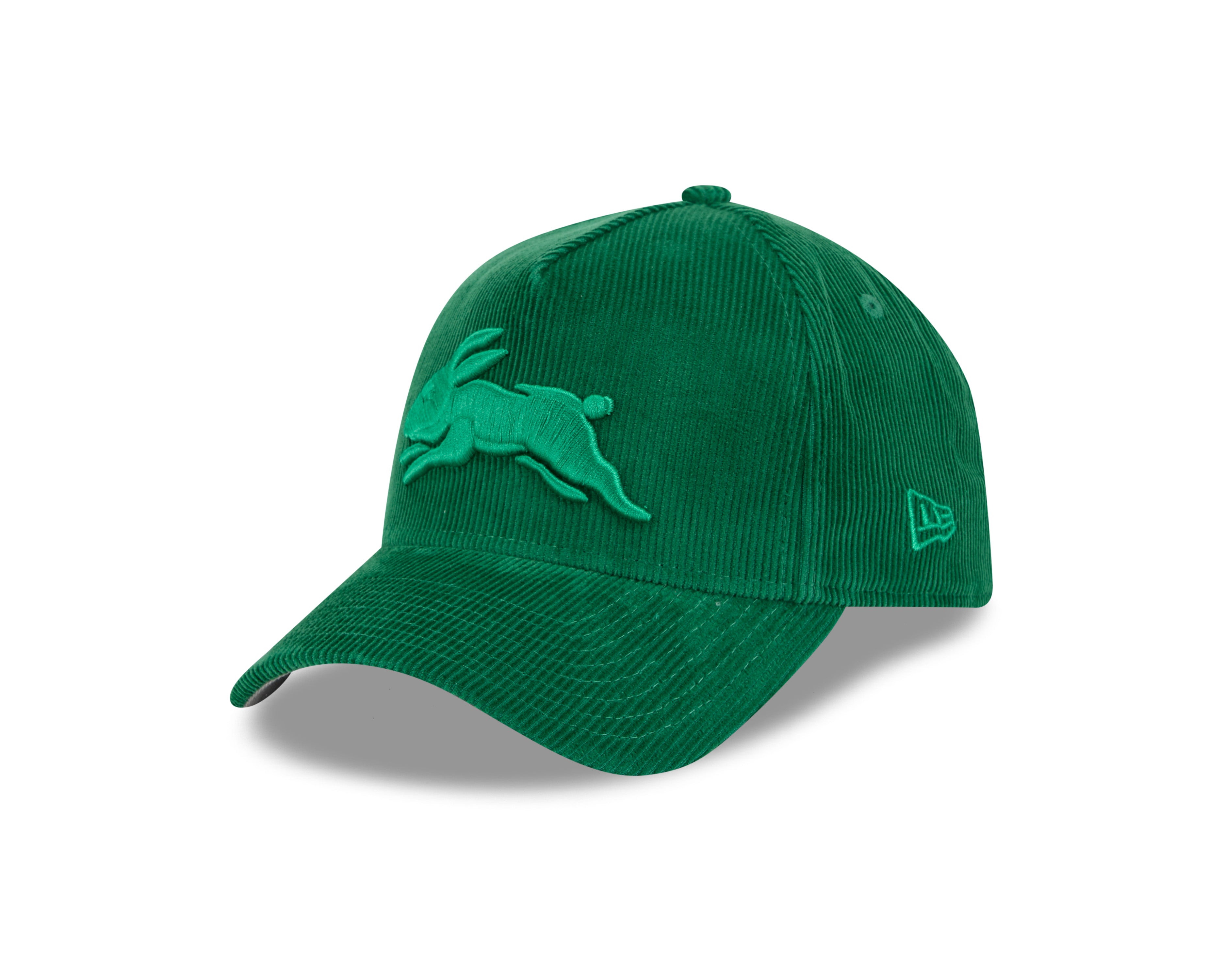 South Sydney Rabbitohs Hat - OTC Tonal Corduroy NRL 9Forty A-Frame Snapback Cap - New Era