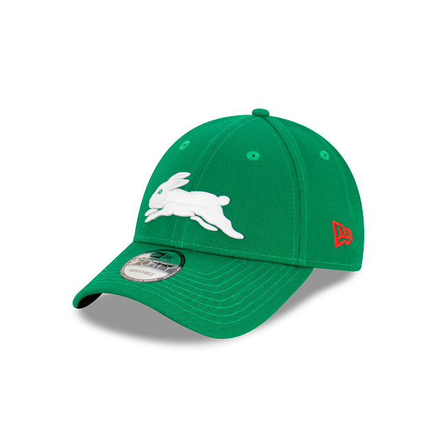 South Sydney Rabbitohs Hat - Official Team Colour NRL Essentials 9Forty Strapback Cap - New Era