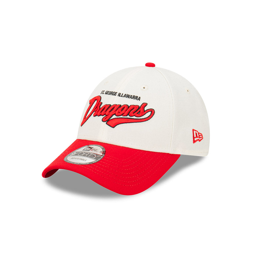 St George Illawarra Dragons Hat - NRL 2024 2-Tone Red 9forty Snapback Cap - New Era