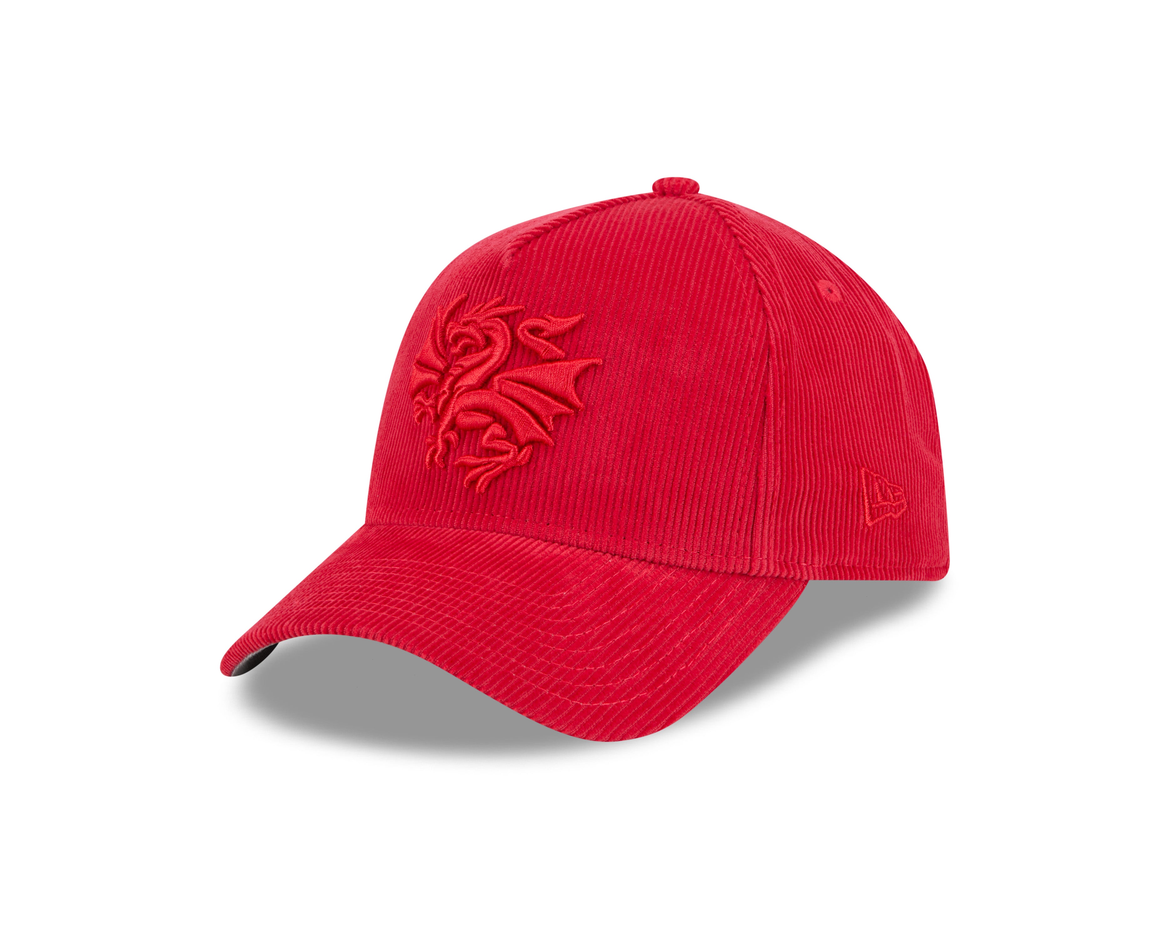 St George Illawarra Dragons Hat - OTC Tonal Corduroy NRL 9Forty A-Frame Snapback Cap - New Era