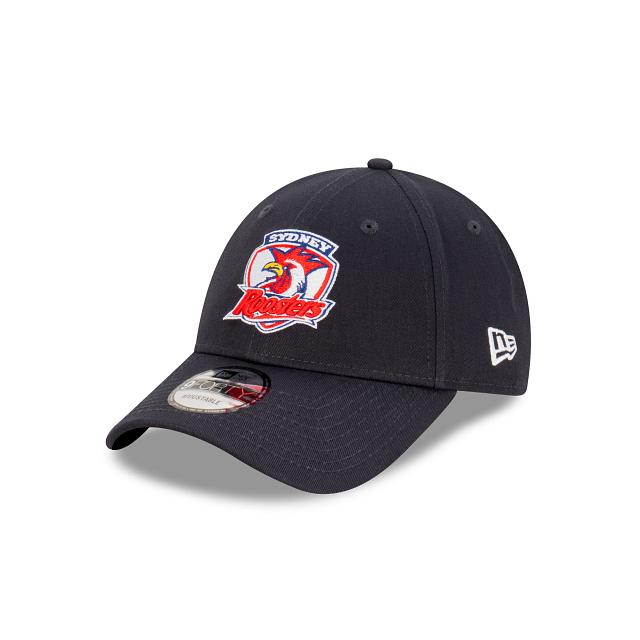 Sydney Roosters Hat - Official Team Colour NRL Essentials 9Forty Strapback Cap - New Era