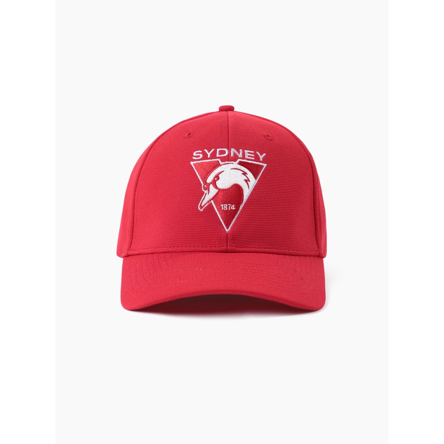 Sydney Swans Hat - Official Team Colour Adult Full Logo Strapback Cap - AFL Supporterwear
