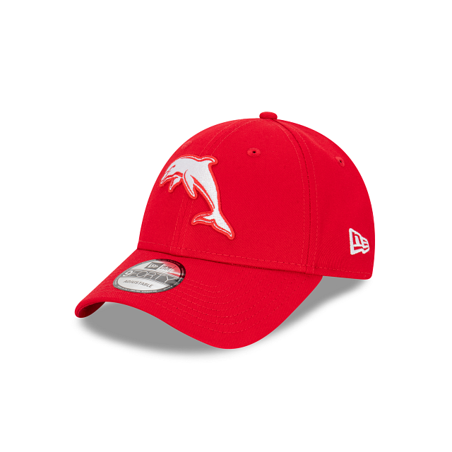 The Dolphins Hat - Official Team Colour NRL Essentials 9Forty Strapback Cap - New Era