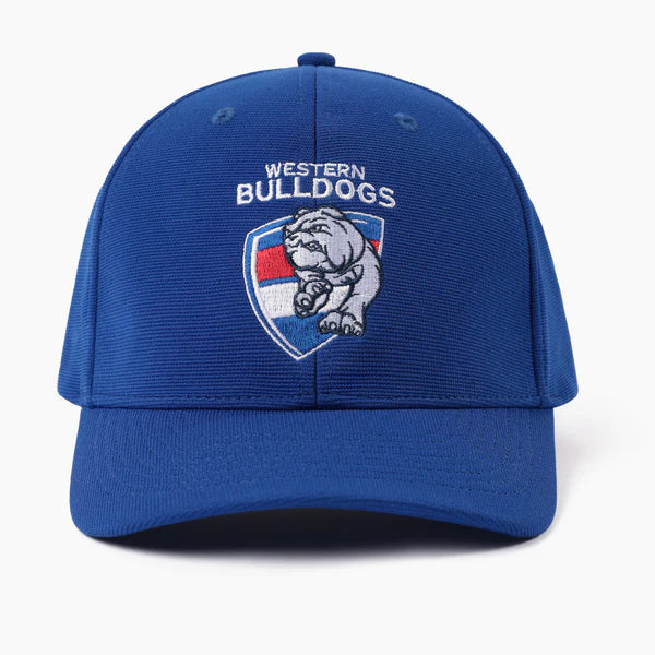 Western Bulldogs Hat - Official Team Colour Adult Full Logo Strapback Cap - AFL Supporterwear