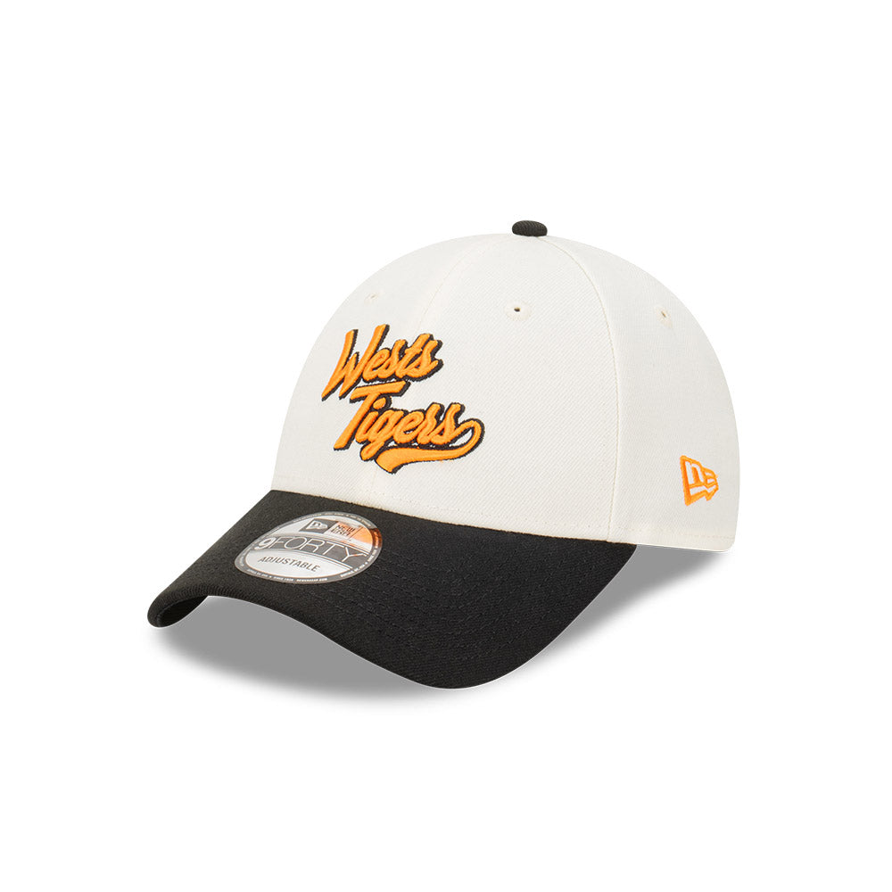 Wests Tigers Hat - NRL 2024 2-Tone Black 9forty Snapback Cap - New Era