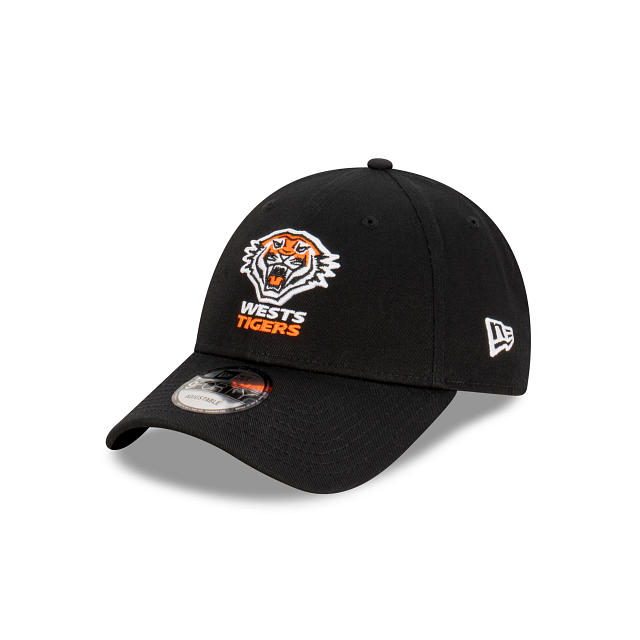 Wests Tigers Hat - Official Team Colour NRL Essentials 9Forty Strapback Cap - New Era