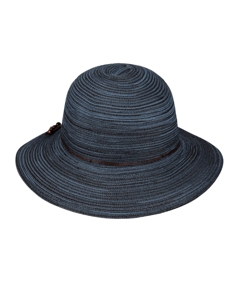 Women's Short Brim Hat - Sophia  Navy - Kooringal