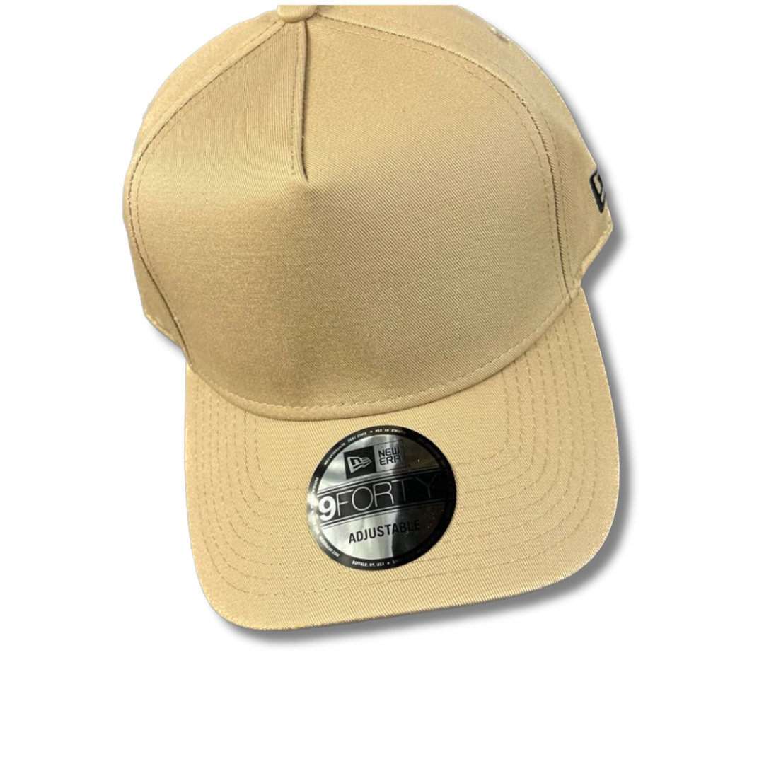 Blank Essential Range Hat - Camel 9Forty Snapback - New Era