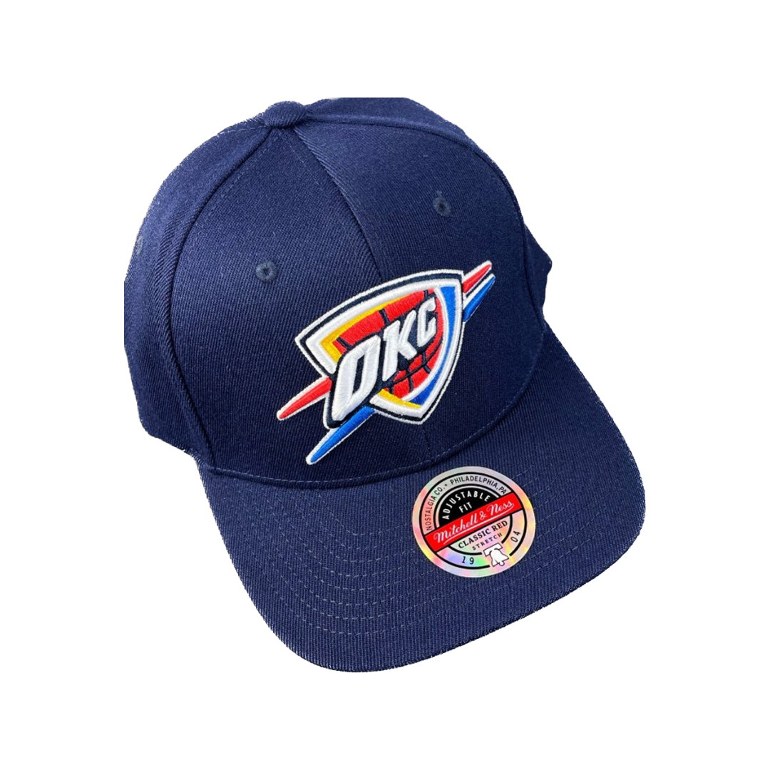 Oklahoma City Thunder Logo Dark Blue Mitchell & Ness Snapback