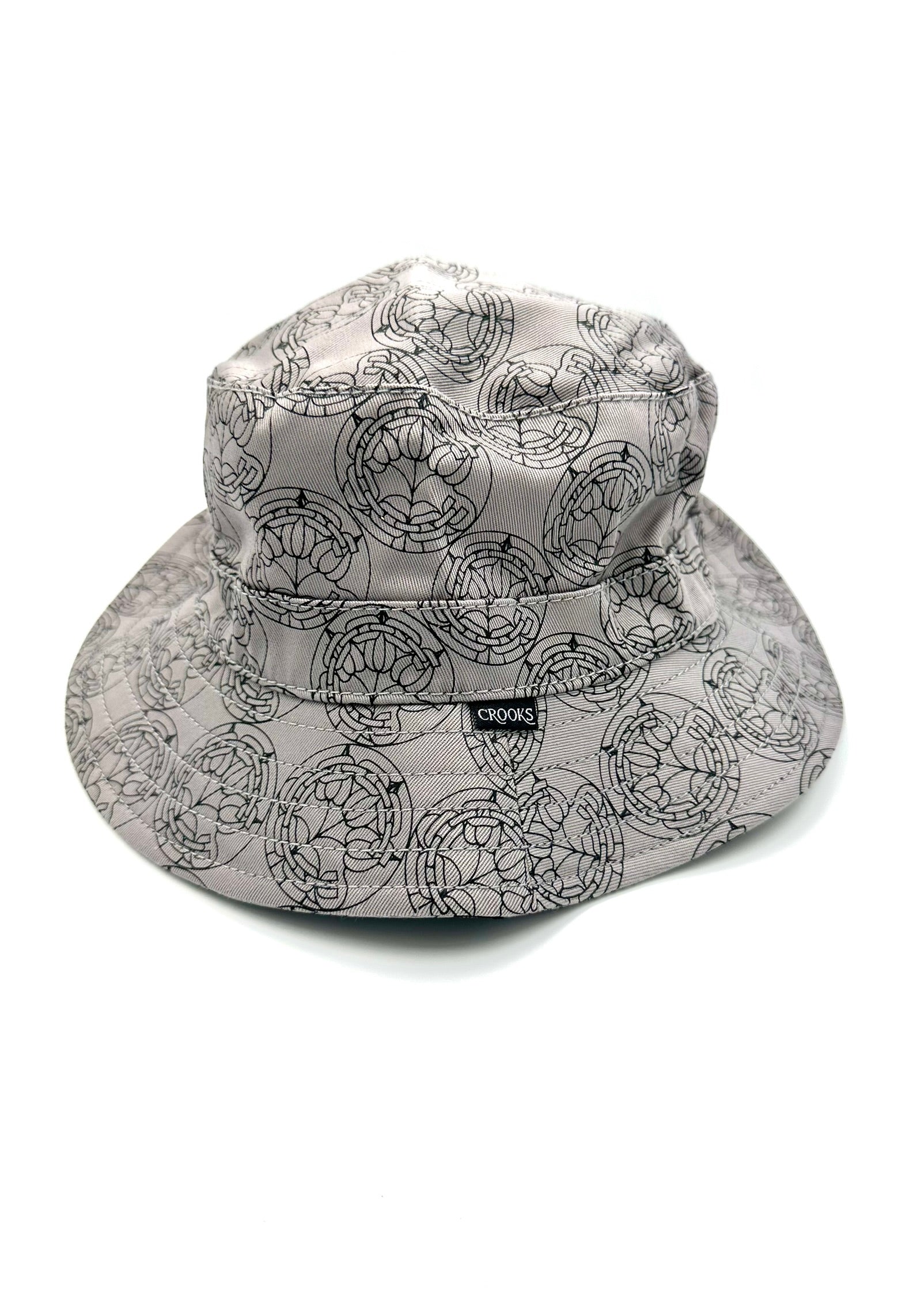 Crooks & Castles - Cathedral Speckle Grey Bucket Hat