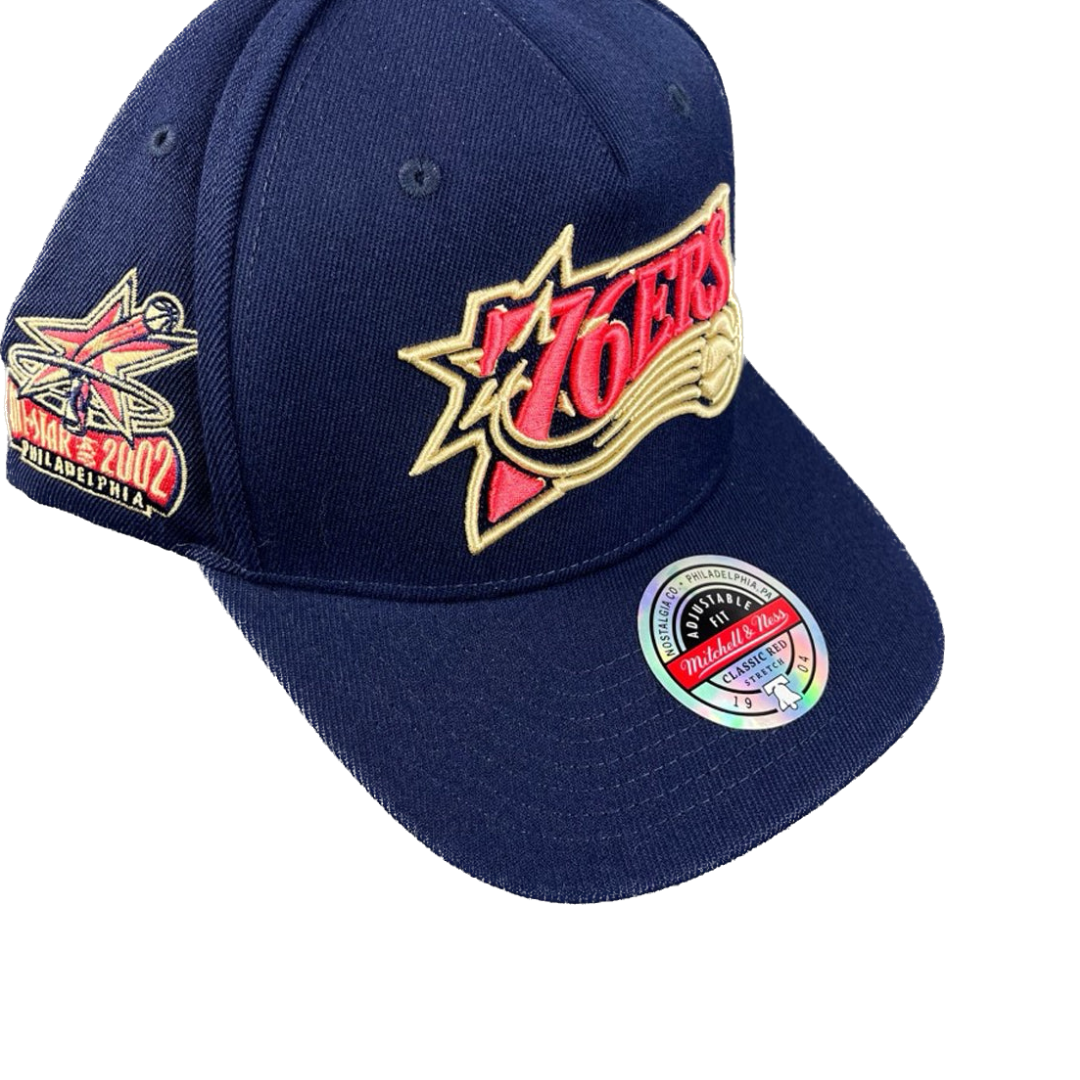 Shop Mitchell & Ness Philadelphia 76ers Team Ground 2.0 Dad