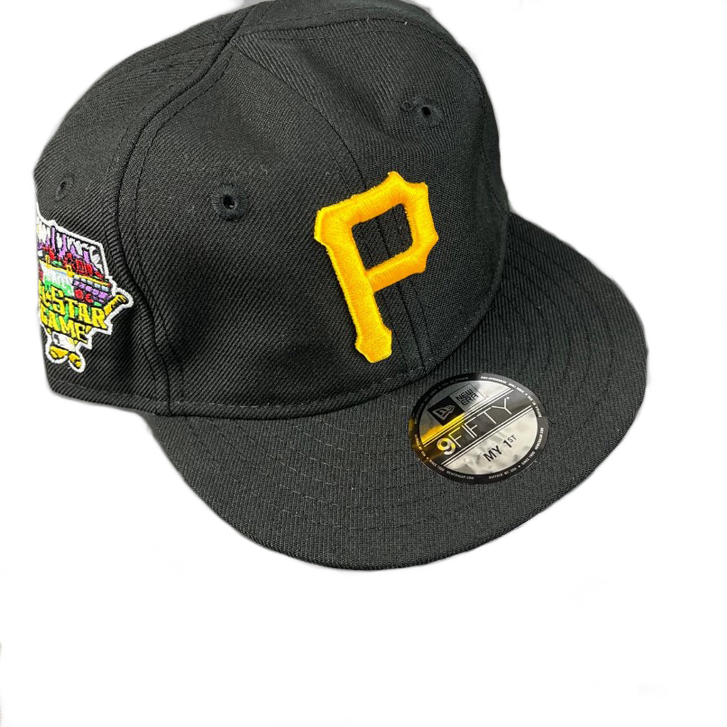 Pittsburgh Pirates Infant Hat - Black Patch Up My 1st MLB Kids Snapback Cap - New Era
