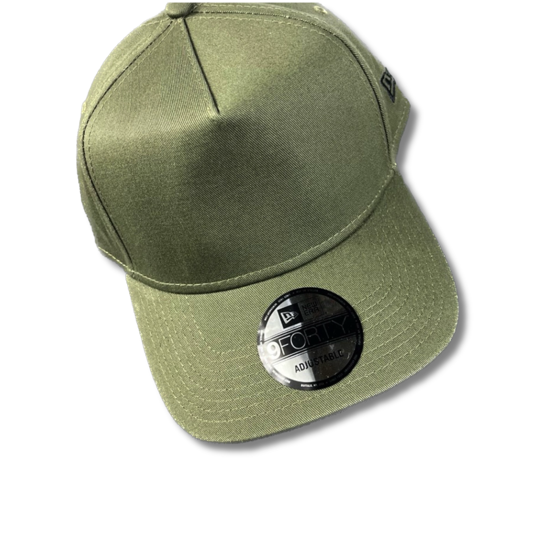 Blank Essential Range Hat New Olive 9Forty Snapback New Era Australia
