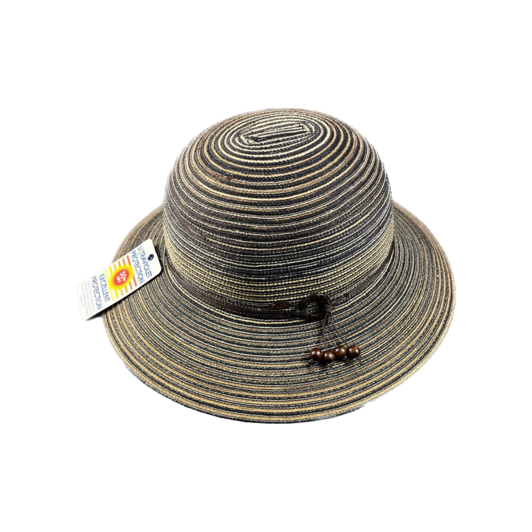 Women's Short Brim Hat - Sophia Chocolate - Kooringal