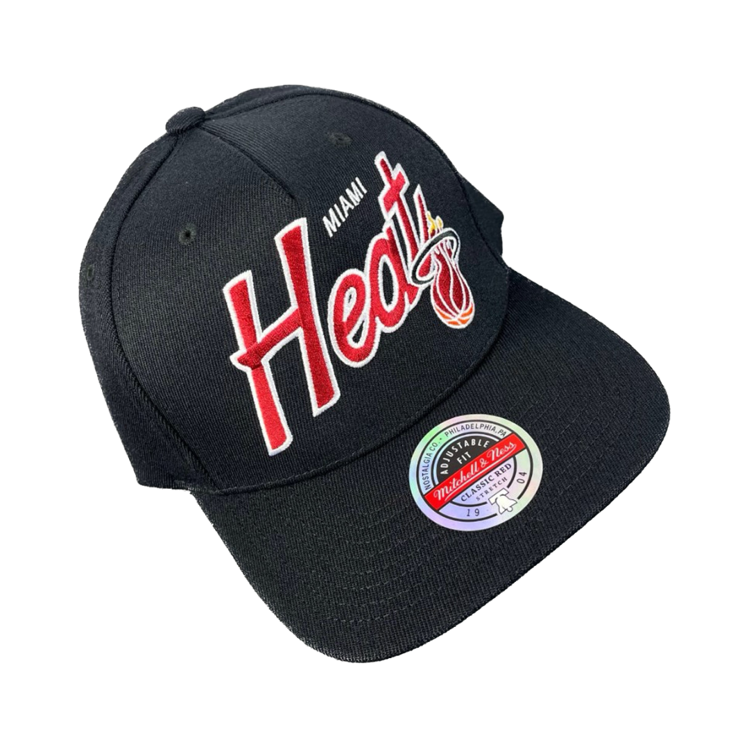 Caps New Era Miami Heat Team Arch 9FIFTY Snapback Cap Black/ Red