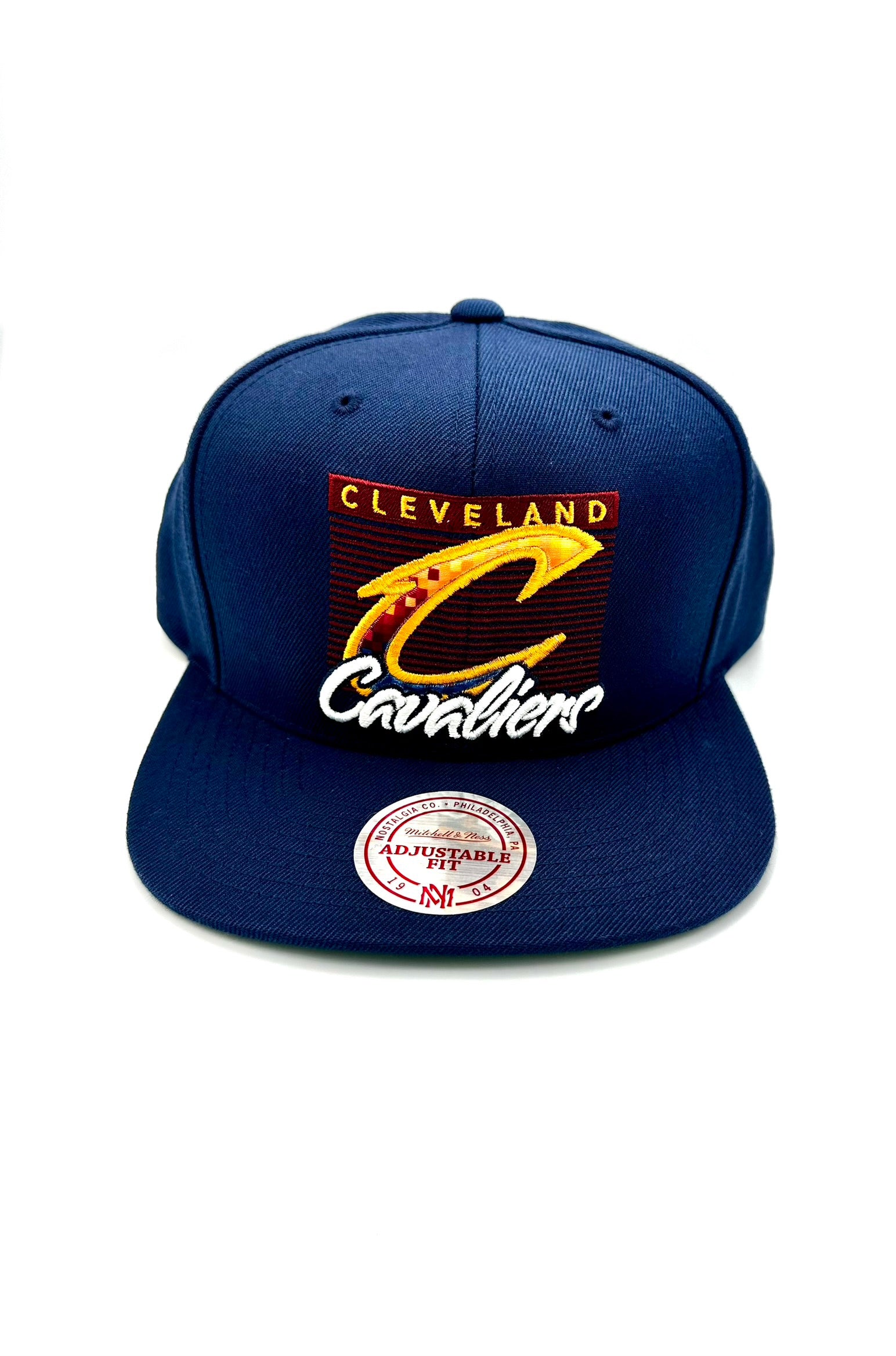 Cleveland Cavaliers Hat - Blue Easy Three Digital Snapback - Mitchell & Ness