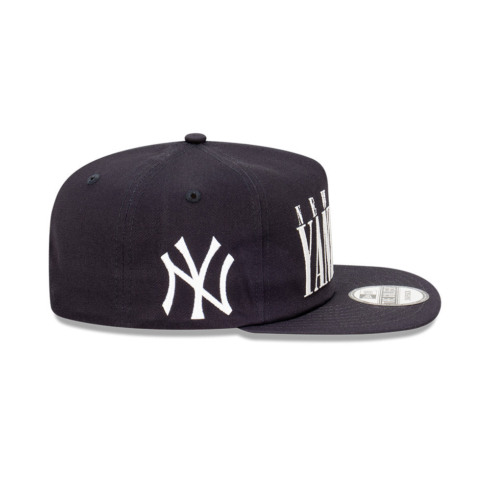 New York Yankees Hat - Navy The Golfer Classic Logo Snapback - New Era