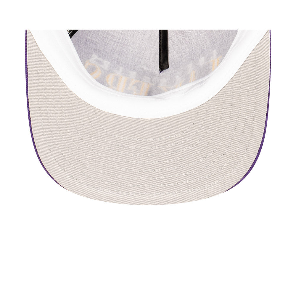 LA Lakers Hat - Purple The Golfer Classic Logo Snapback - New Era