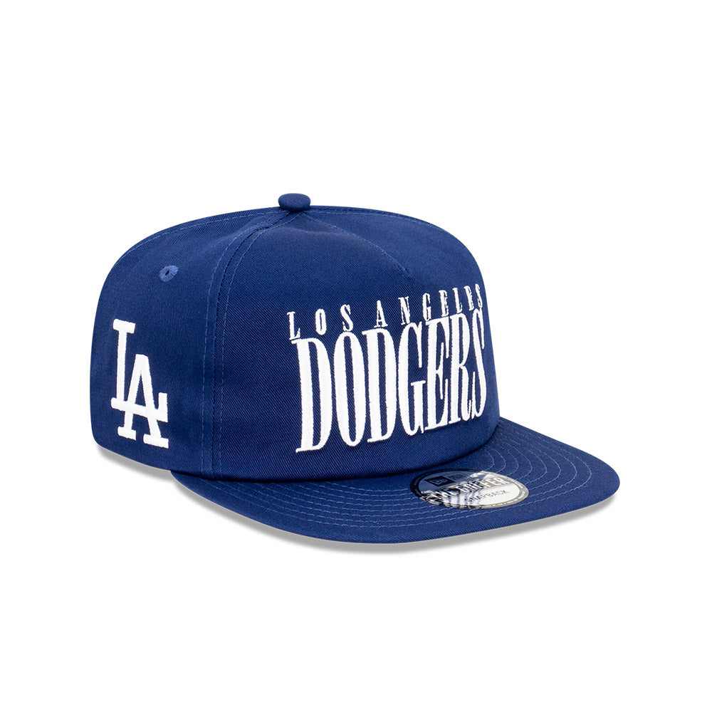 LA Dodgers Hat - Navy The Golfer Classic Logo Snapback - New Era