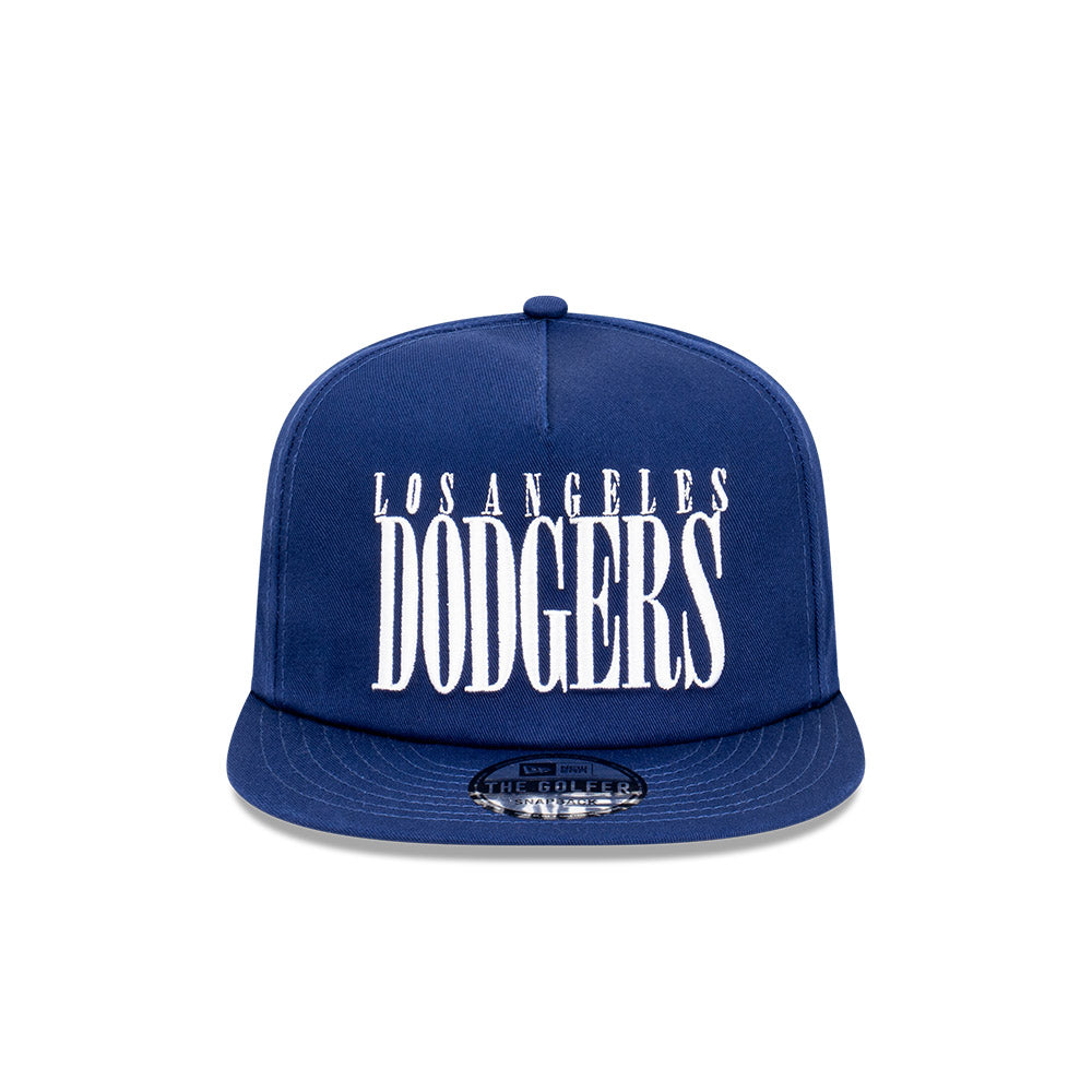 LA Dodgers Hat - Navy The Golfer Classic Logo Snapback - New Era