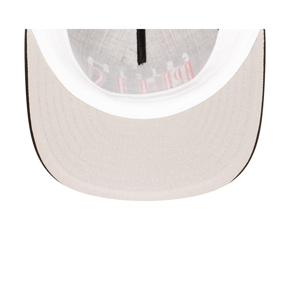 Chicago Bulls Hat - Black The Golfer Classic Logo Snapback - New Era