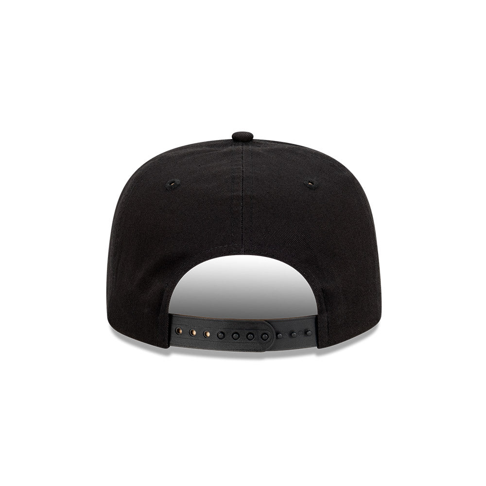 Chicago Bulls Hat - Black The Golfer Classic Logo Snapback - New Era