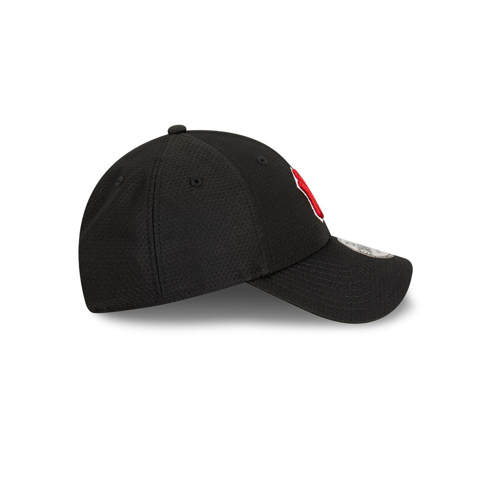 New York Yankees Hat - Black Seasonal Hex Era Red 9Forty - New Era