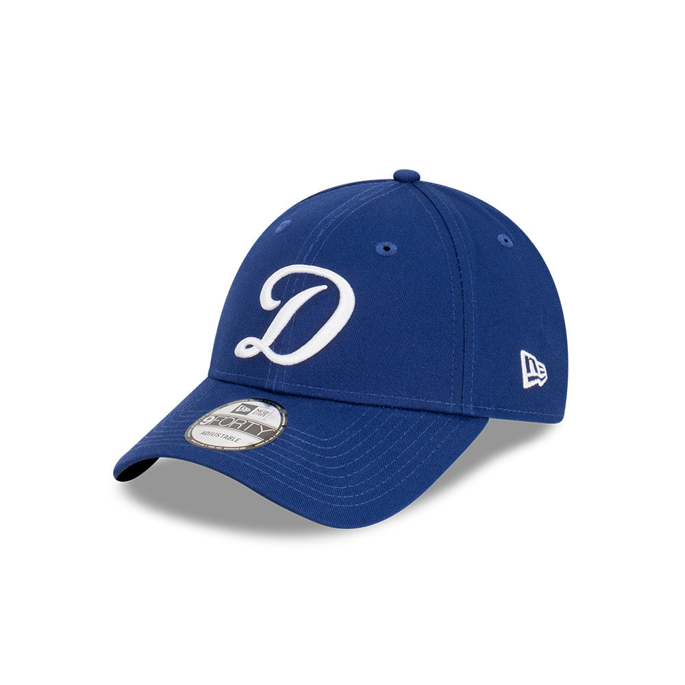 LA Dodgers Hat - Navy Ligature Side-Hit 9Forty - New Era