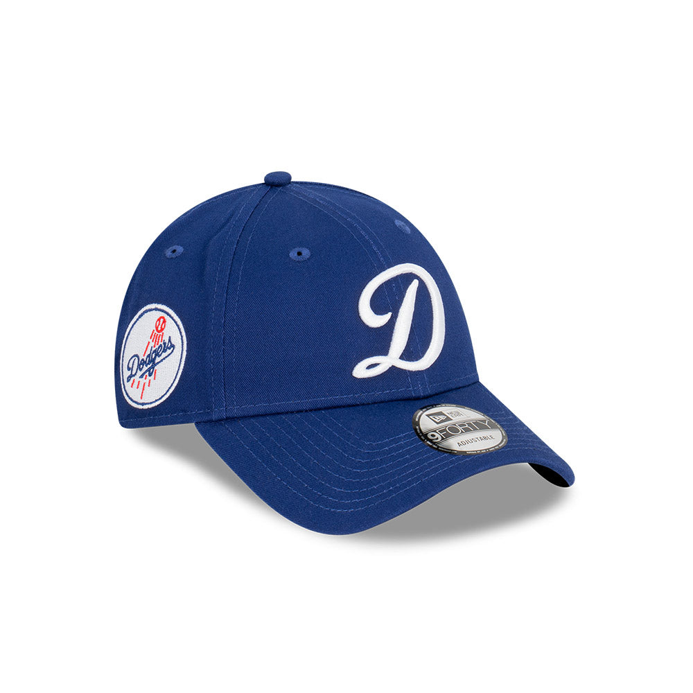 LA Dodgers Hat - Navy Ligature Side-Hit 9Forty - New Era