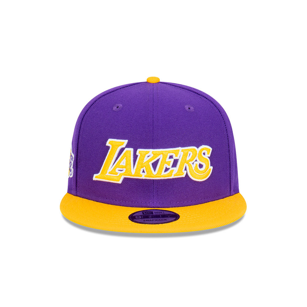 LA Lakers Hat - Purple Team Wordmark 9Fifty Snapback - New Era