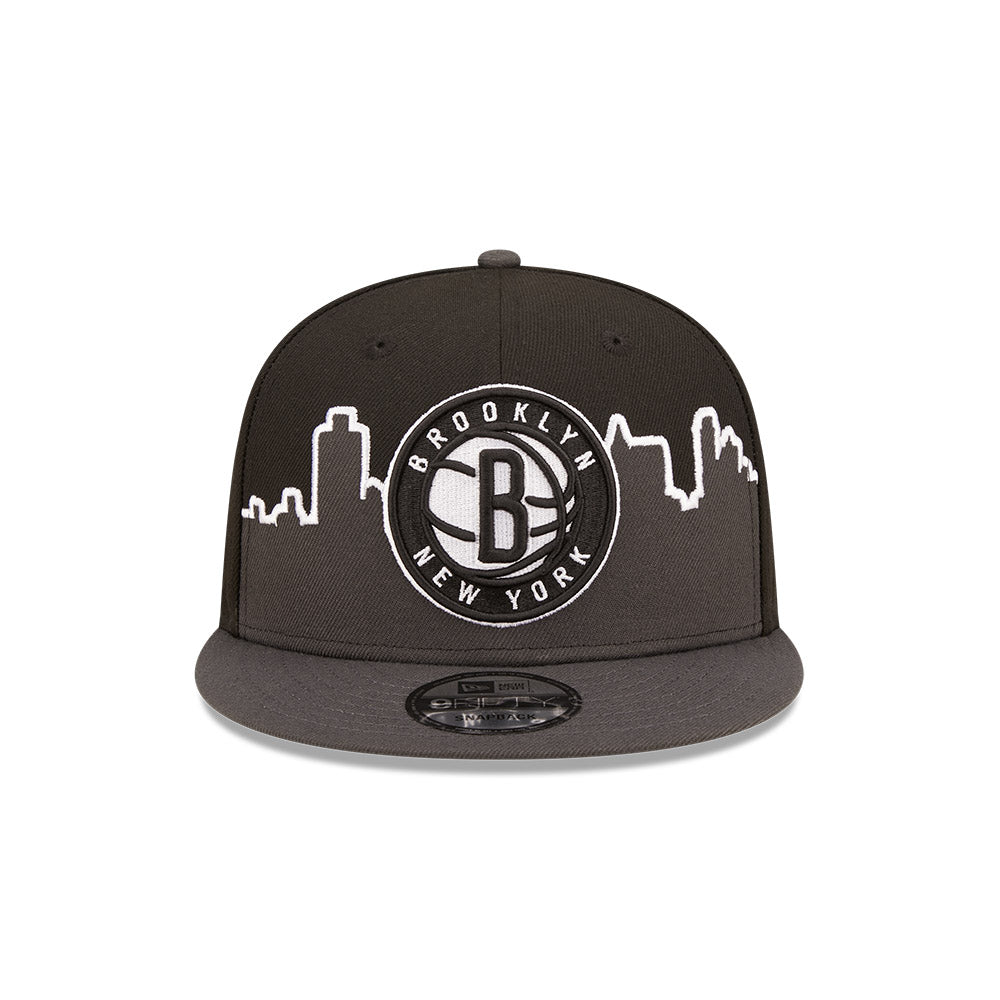 Brooklyn Nets Youth Hat - Black NBA Tip Off 2022 Snapback - New Era