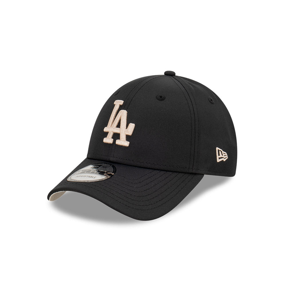 LA Dodgers Hat - Black Prolite Stone Logo 9Forty Snapback - New Era