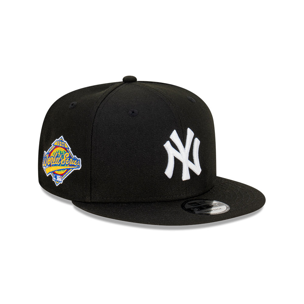 New York Yankees Hat - Black 1996 World Series Paisley 9Fifty Snapback - New Era