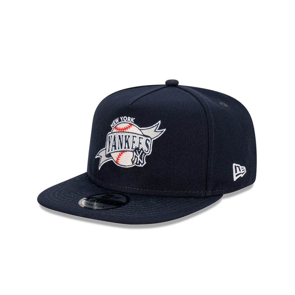 New York Yankees Hat - Navy Baseball Banner Collection 9Fifty Snapback - New Era