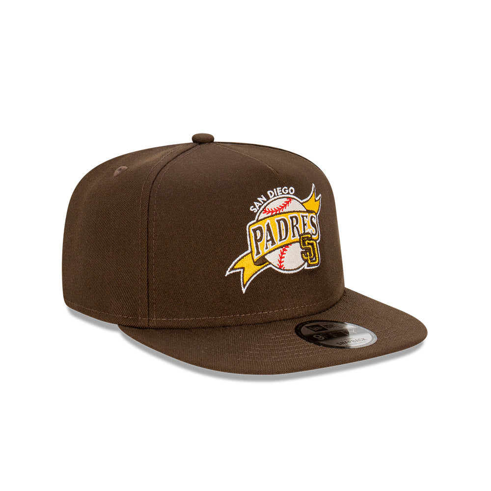 San Diego Padres Hat - Brown Baseball Banner Collection 9Fifty Snapback - New Era