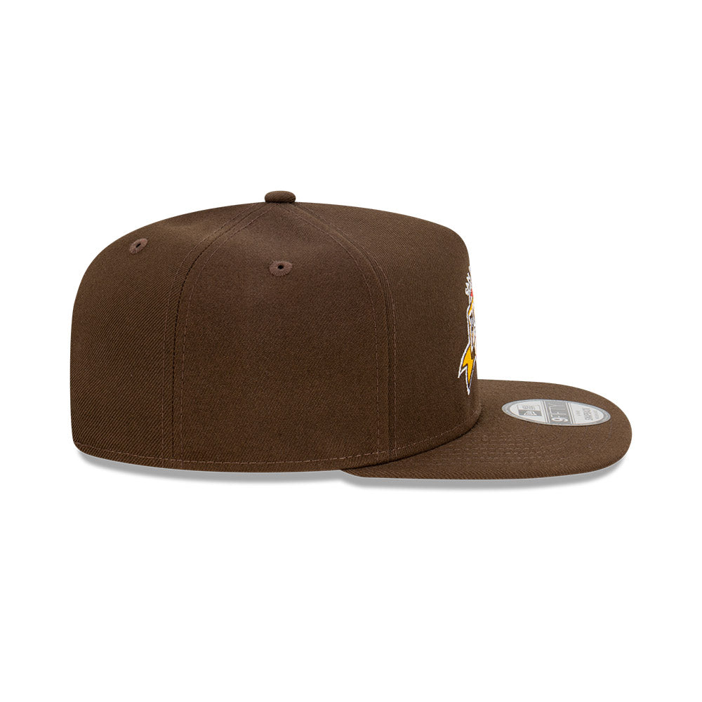 San Diego Padres Hat - Brown Baseball Banner Collection 9Fifty Snapback - New Era