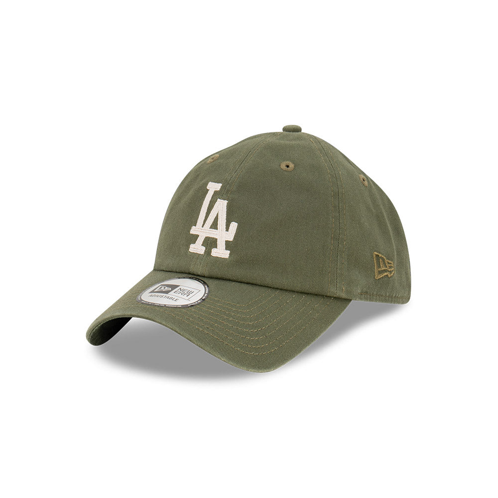 LA Dodgers Hat - Olive Chainstitch Casual Classic Strapback - New Era