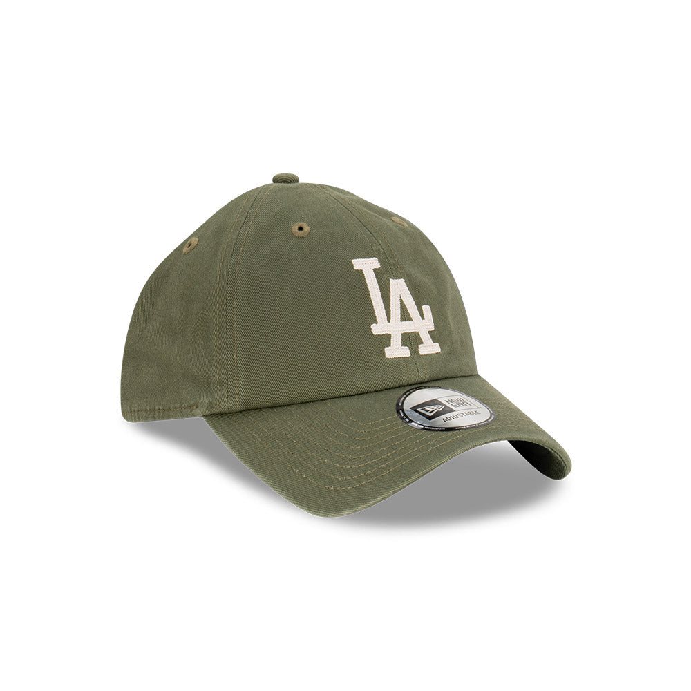 LA Dodgers Hat - Olive Chainstitch Casual Classic Strapback - New Era