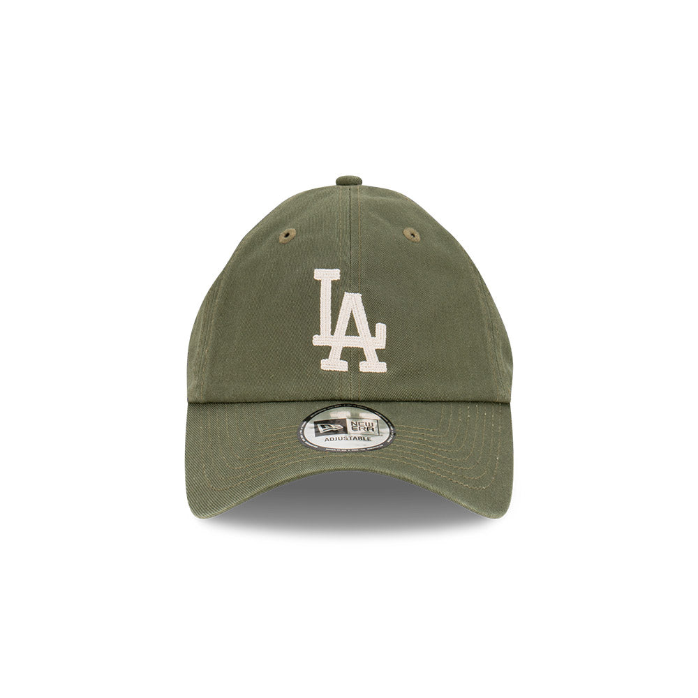 LA Dodgers Hat - Olive Chainstitch Casual Classic Strapback - New Era